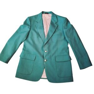 Andover Reed Palm Beach Blazer Mens Sport Coat Green Two Button Lined 43 Reg‎
